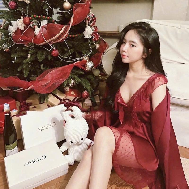 [ĐN05] - Váy Ngủ Xinh Phối Ren Mềm Mại 4