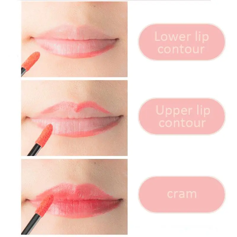 Disposable Lip Brushes Make up Brush, 50/100pcs Disposable Lip Brush Applicator, Lip Gloss and Lipstick Brush, Makeup Tools 4