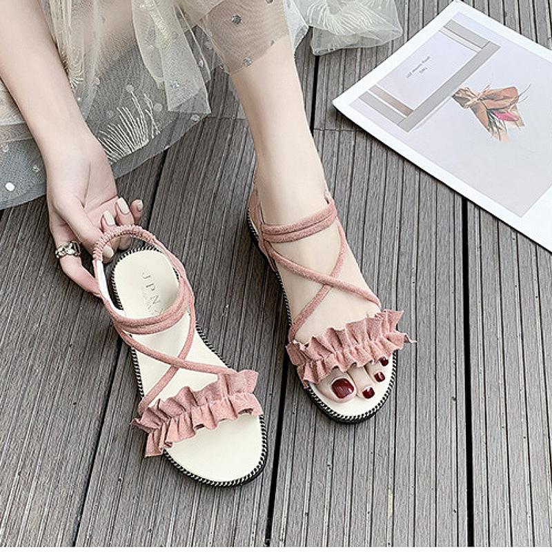 Product Introduction of Kasut Sandal Wanita, Kasut Tapak Rata, Stok Sedia, Sesuai untuk Perjalanan, Wanita, KS09431, Raya 2023 26