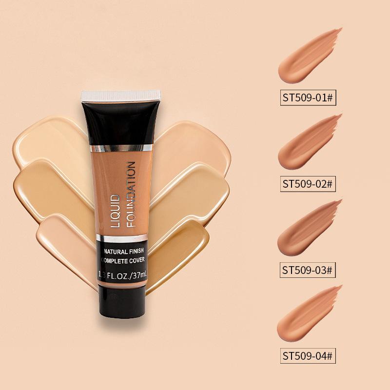 Product Introduction of Exclusive for Cross-Border Moisturizing Brightening Concealer Foundation Natural Long Lasting Oil Control BB Cream Waterproof Smear-Proof European and American Shading Powder 6