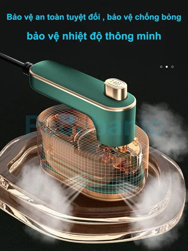 Bàn Ủi Hơi Nước Mini Cầm Tay, Bàn là Hơi Nước Du Lịch Công Suất 33W Nhỏ Gọn Tiện Dụng, Dễ Dàng Gấp Gọn 4