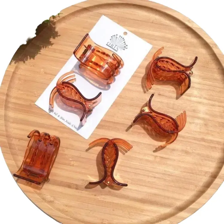 Kẹp Tóc Càng Cua 3 Răng -5 Răng.Kẹp tóc gọn gàng cho mùa hè cho chị em Nữ Women 0