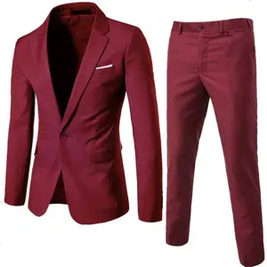 Promo Termurah Stelan Jas Pria Maroon,JasBlazer Formal Pernikahan