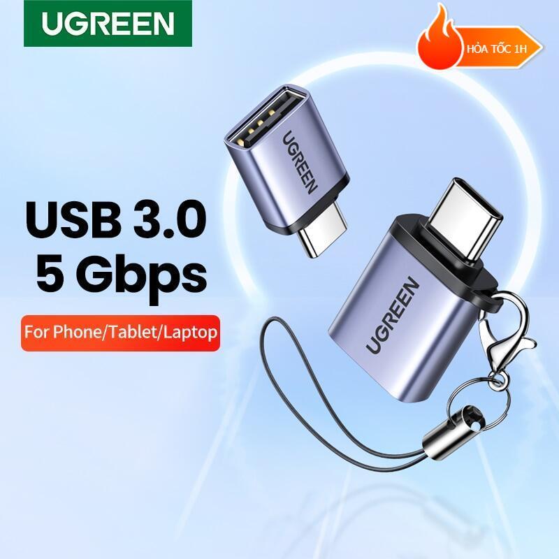 Đầu chuyển USB Type C to USB Ugreen 50283 50284 US270 ( USB C 3.1 ra USB A 3.0,Vỏ Nhôm ) Phụ Kiện Sạc Điện Thoại