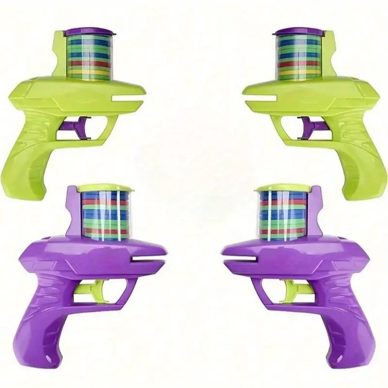 Colorful Foam Disc Launcher Toy for 3+, Handheld Flying Saucer - TikTok ...
