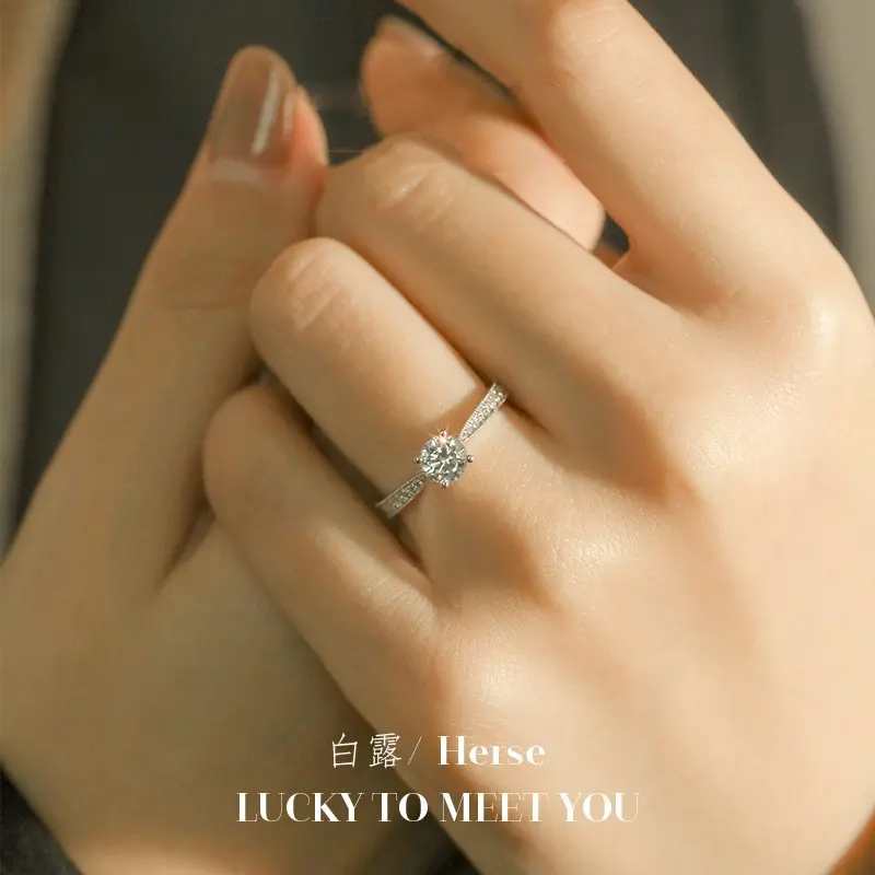 LOVITO-NHẪN BẠC ĐÁ CAO CẤP THIẾT KẾ SANG TRỌNG L04