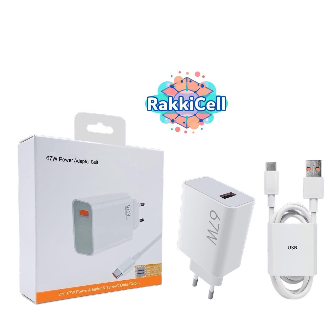 67W Fast Charger Turbo Rdmi Note 13 Komplit Kabel Usb Type C ( MDY-12-EH ) Charging . Sku1