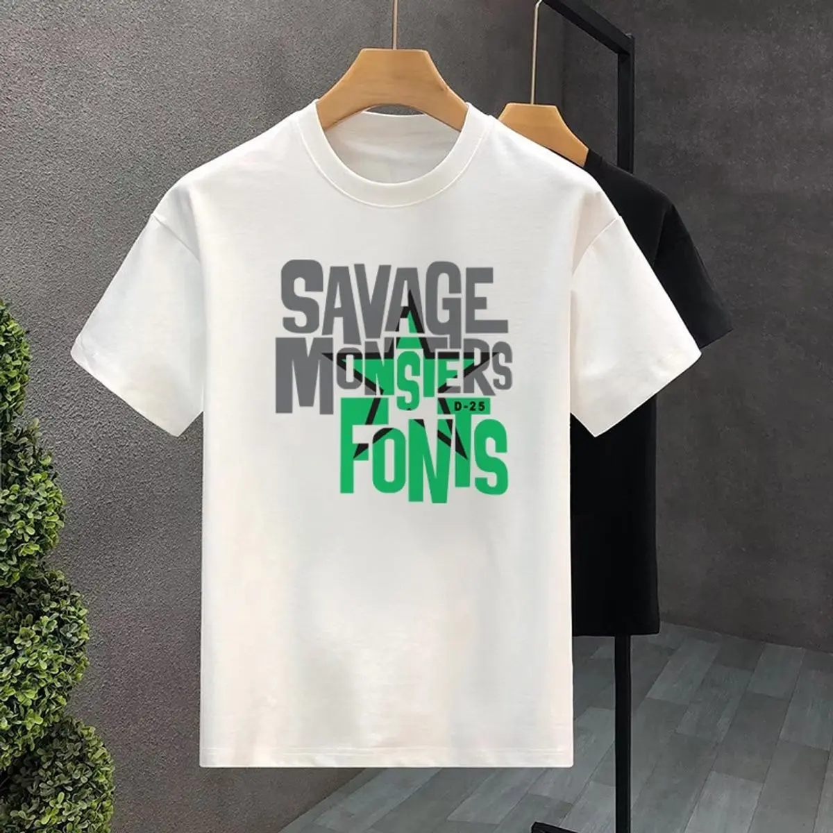 Áo thun nam, áo phông nam basic in hình Monsters tay ngắn cổ tròn Unisex chất liệu cotton 1oo% co giãn 4 chiều mềm mại