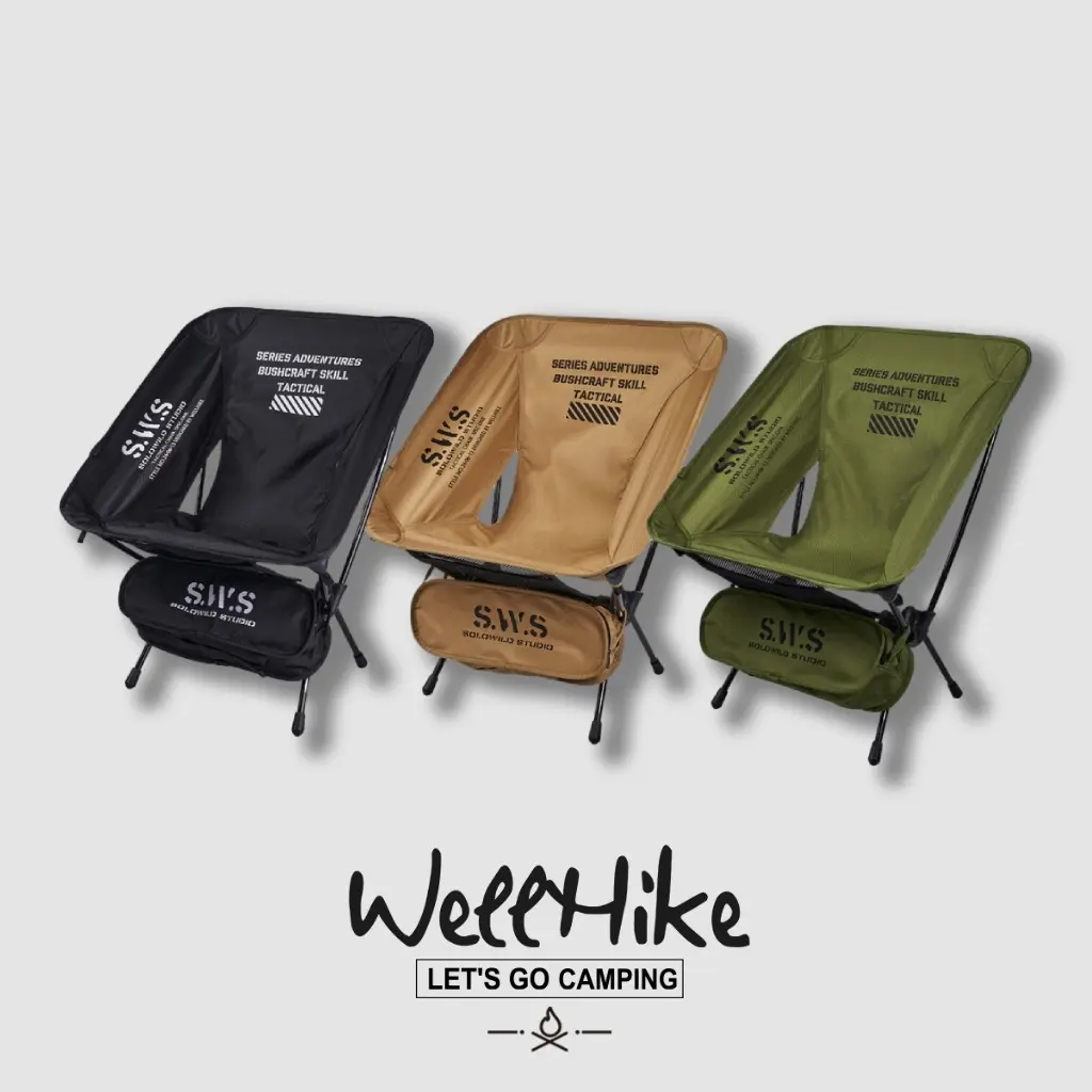 30 days presale wellhike ultralight folding chair detachable-BBQ chair portable seat for outdoor relaxing | comfort & portability chair healing chair camping folding moon chair camping travel fishing chair foldable  chair tent