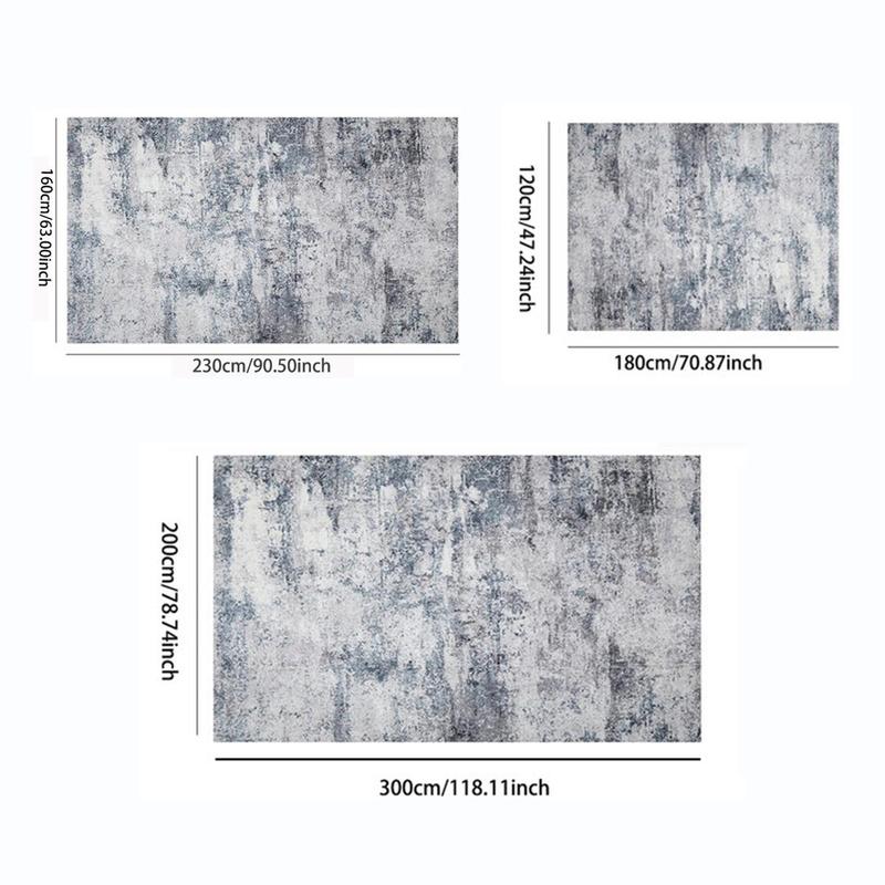 Modern Non-slip Soft Carpet, Rectangle Home Decorative Mat, Anti-slip Floor Mat for Living Room Bedroom Home Decor, Large Living Room Rugs 1