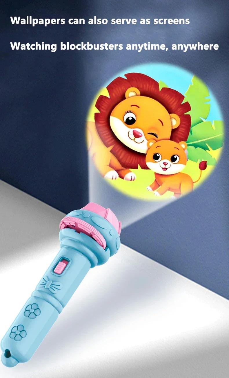 Product Introduction of Đèn Pin Máy Chiếu Cho Em Bé Với 80 Mẫu, Đồ Chơi Đèn Pin Chiếu Hình Cho Trẻ Em, Sách Truyện Trước Khi Đi Ngủ, Đồ Chơi Chiếu Sáng Giáo Dục Sớm 18