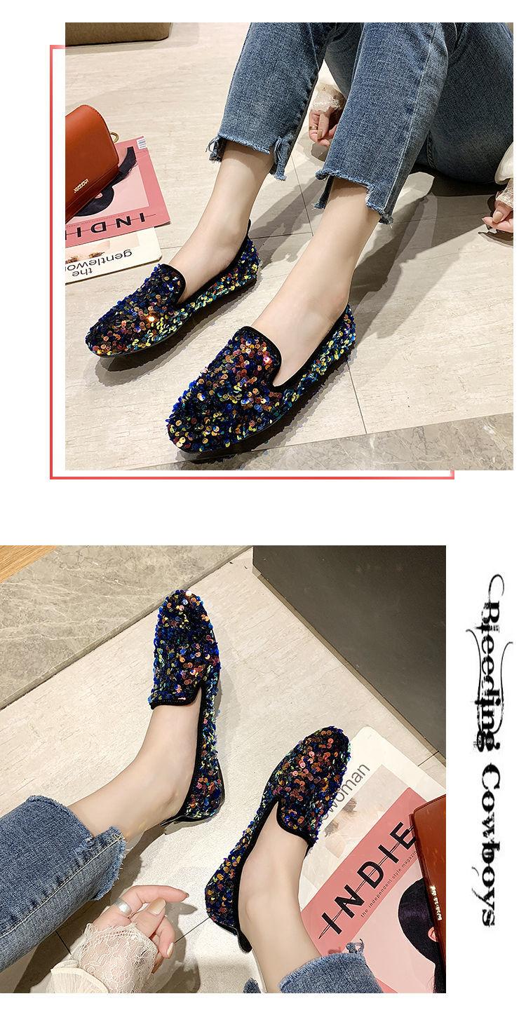 Product Introduction of รองเท้า Rhinestone แบน, สไตล์ดาราอินเทอร์เน็ต, สำหรับผู้หญิง, คอลเลกชันฤดูร้อนและฤดูใบไม้ร่วงปี 2024, สไตล์เกาหลี, เลื่อมผู้หญิง, พื้นนุ่ม, รองเท้าผ้าฝ้ายโน้ต, อเนกประสงค์, เหมาะสำหรับขี้เกียจ, อินเทรนด์ 9