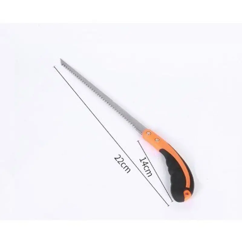 CƯA CÀNH CẦM TAY MINI - CƯA LÁCH CÁN CAO SU DỄ CẦM - luoi CHỐNG RỈ--- 5