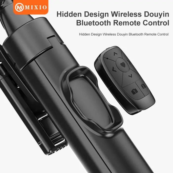 MIXIO A36 - 160CM Tongsis Bluetooth Selfie Stick Tripod with Remote 2
