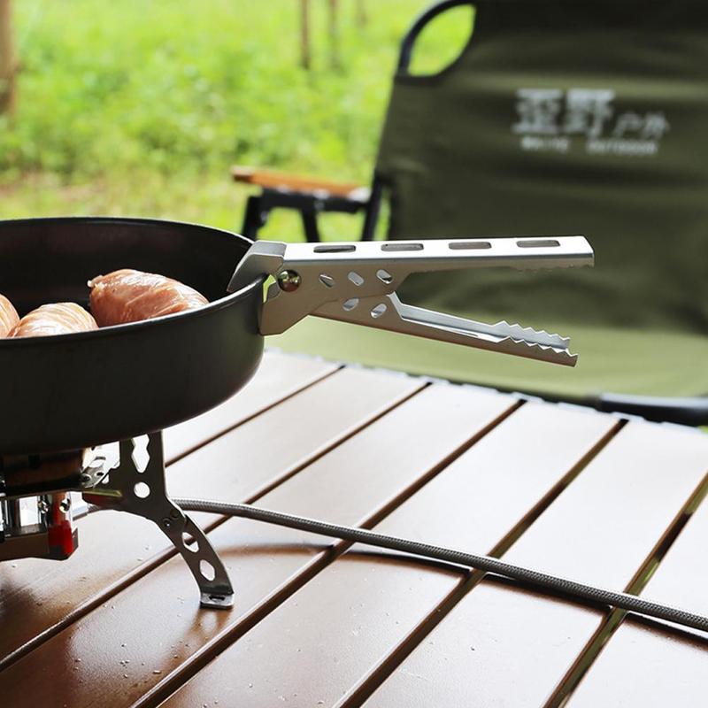 Product Introduction of Aluminum Alloy Pot Pan Gripper for AntiScalding Microwave Oven Safe Ideal for Outdoor Picnic I4Q3 31