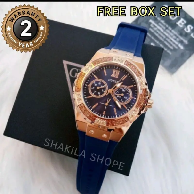 Jam Tangan Wanita Guess W1053L1 Original Arloji Watch | Jam Guess Ori Fashion Aksesoris Wanita Guess Watches