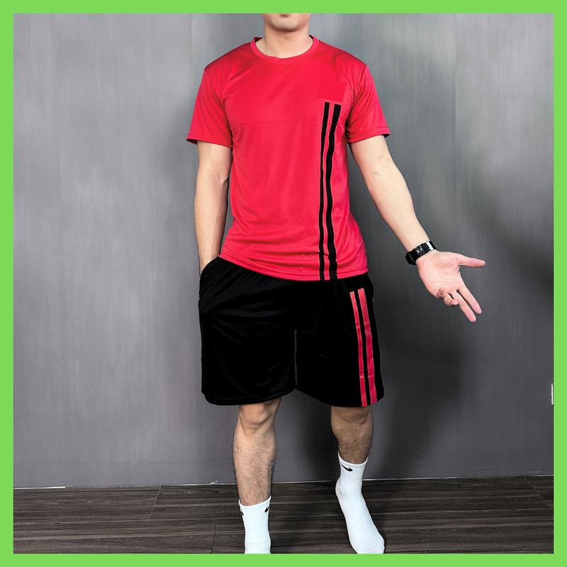 Bộ quần thể thao thun hè SIZE 33 -> 120kg in 2D BA LỖ ĐEN chất liệu thun lạnh co dãn 4 chiều thoáng mát bền đẹp không bai xù 7