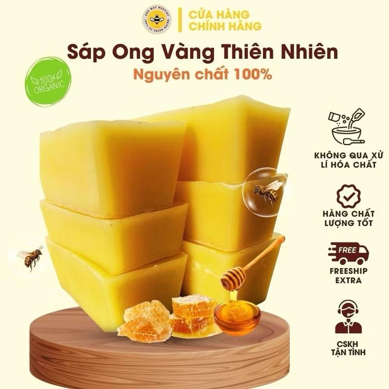 Sáp Ong Vàng/Trắng Nguyên Chất– Làm Son, Dưỡng Da, Nến Thơm, Bánh Kẹo Tiệm NesViet