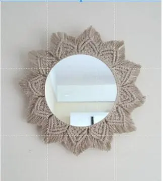 macrame crmin 02 hiasan dinding aesthetik Cermin 0