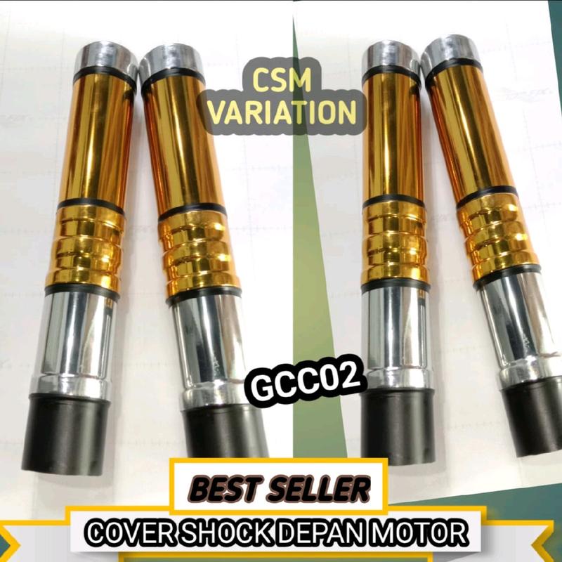 Cover shock depan motor Vario, Beat, Scoopy, Mio gold all series terlengkap Karbu 6