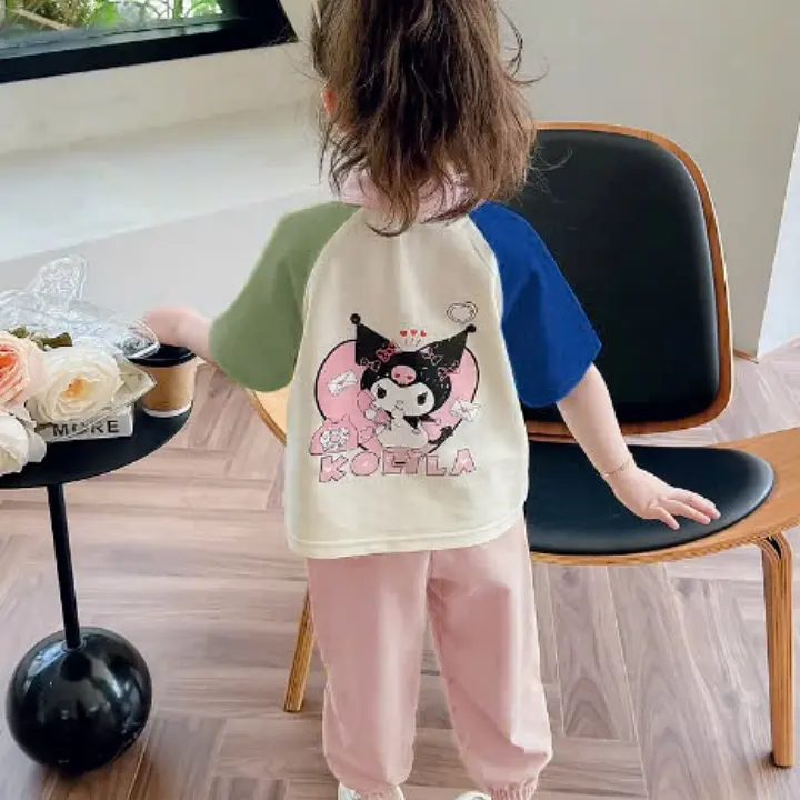 Bộ Thun 8-22kg Cho Bé Gái Chất Cotton Mềm Mát In Hình Kolila Ngộ nghĩnh cả  bộ 4