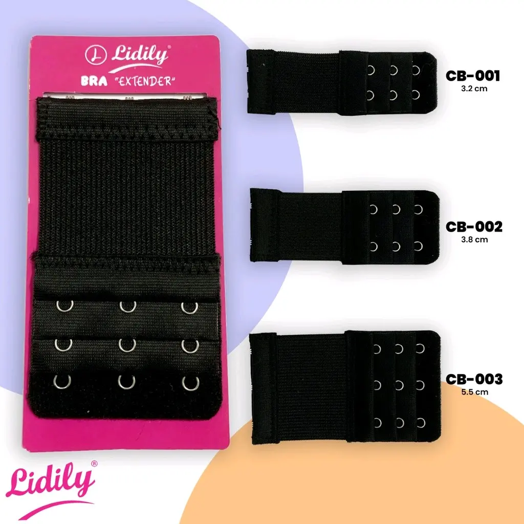LYDYLY Bra connector kait 2 kait 3 | Penyambung tali BH extender strap