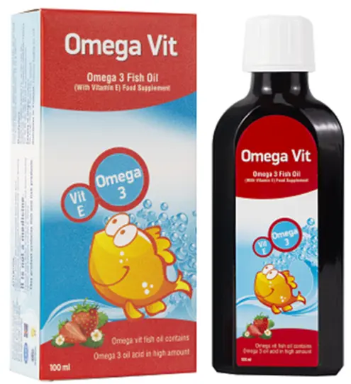 Omega Vit [Chính hãng] – Chai 100ml Bổ sung Omega 3 tinh khiết phát triển trí não