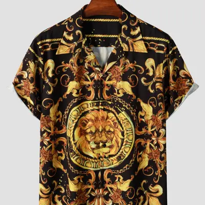 Vintage 80s Versace Dolman Sleeve store Shirt Mens Size M