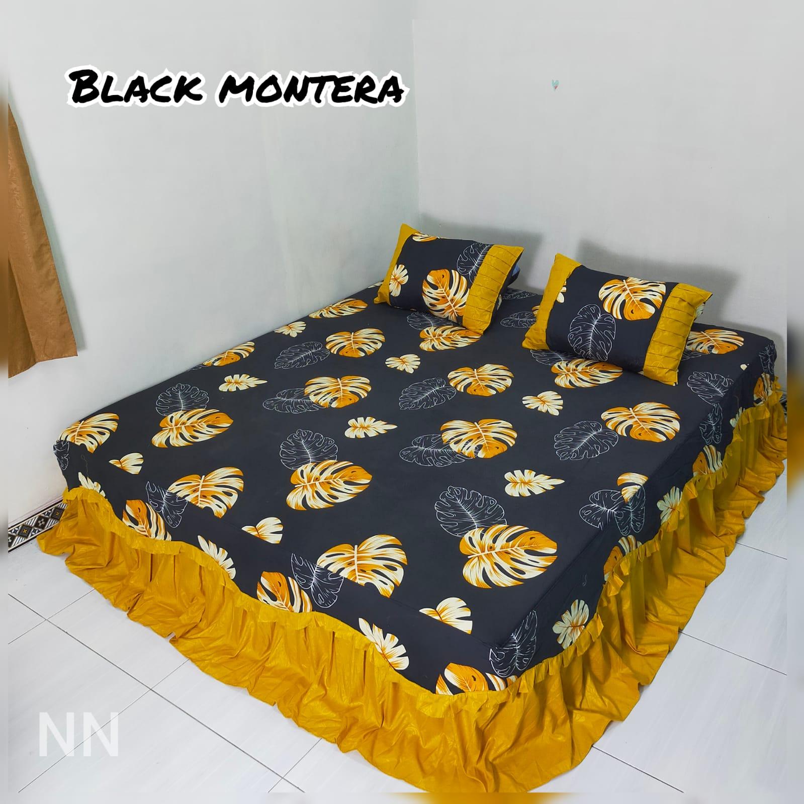 Sprei rumbai susun biasa/gelombang homemade motif ukuran 180x200 Bisa