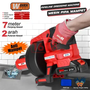 Mesin Pembersih Pipa Mampet Cordless Pipeline Dredging Machine WOIRX TOOL