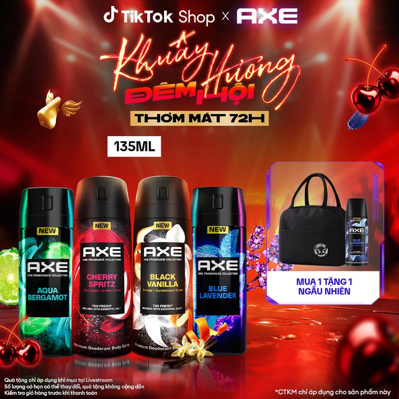 Xịt thơm nước hoa cao cấp AXE 135ml Fine Fragrance mist lưu hương tinh tế và hỗ trợ khử mùi lên tới 72h 1