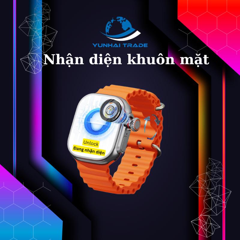 Đồng Hồ Thông Minh S9 Ultra 5G, Lắp Sim, Nghe Gọi, Tải Apps, Camera 180 độ, Nhận Diện Khuôn Mặt - Đồng Hồ Thông Minh Cao Cấp 4