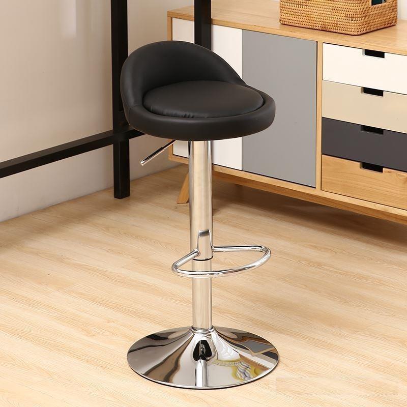 Ghế Quầy Bar-07 Ghế quầy bar, quầy thu ngân, phòng trang điểm, makeup Thương Hiệu AZON SHOP đen xám thoải mái ghế tựa ghế  quầy 1