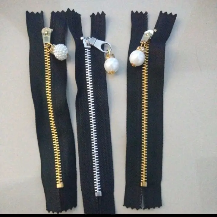 Resleting Bandul Berry / Resleting ziper mutiara/ Resleting variasi isi 12pcs 2