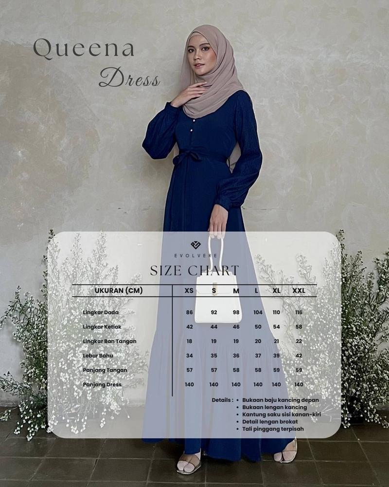 Product Introduction of Evolvere - Vlora Dress Shimmer Fashion Gamis Muslim Wanita Busui Friendly 0