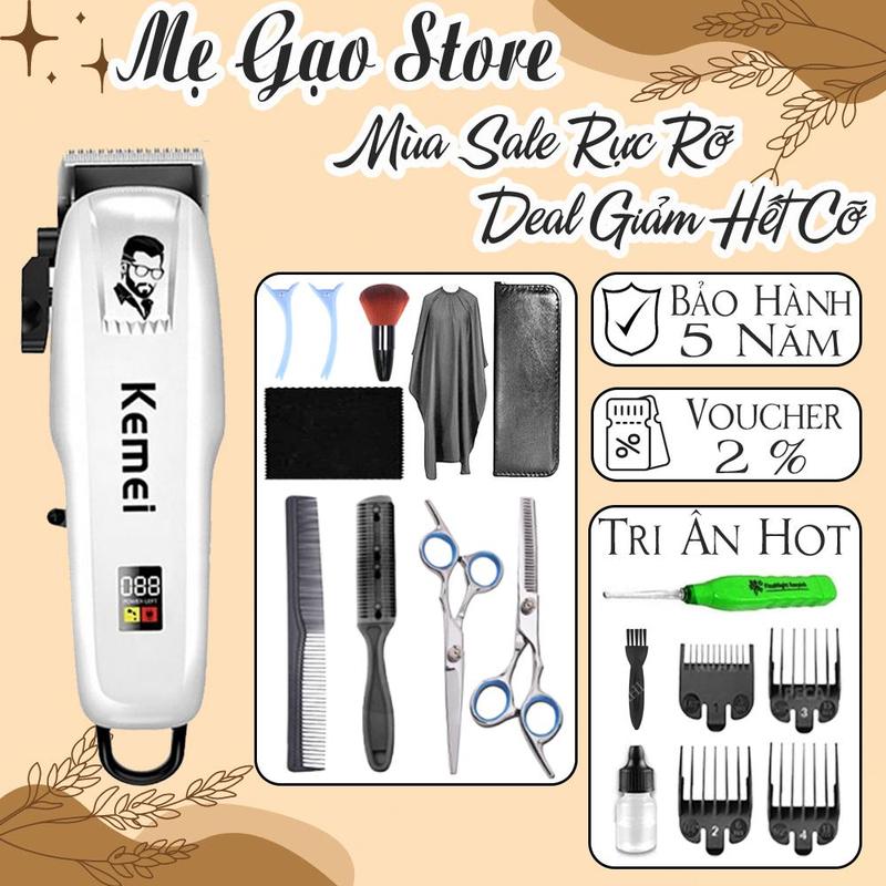 [BẢO HÀNH 5 NĂM] Tông Đơ Cắt Tóc Nam, Tông Đơ Cắt tóc Không Dây Chuyên Nghiệp  809APG Dùng Cho Cả Học Viên Và Gia Đình Cạo Râu