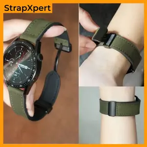 Silicone Leather Strap for Samsung Watch Galaxy Watch FE 7 6 5 4 22mm 20mm Quick Release Band Tali Jam Tangan for Smartwatch Huawei Watch GT 5 4 3 2/Garmin Watch/Amazfit GTS GTR /Itel 011 12