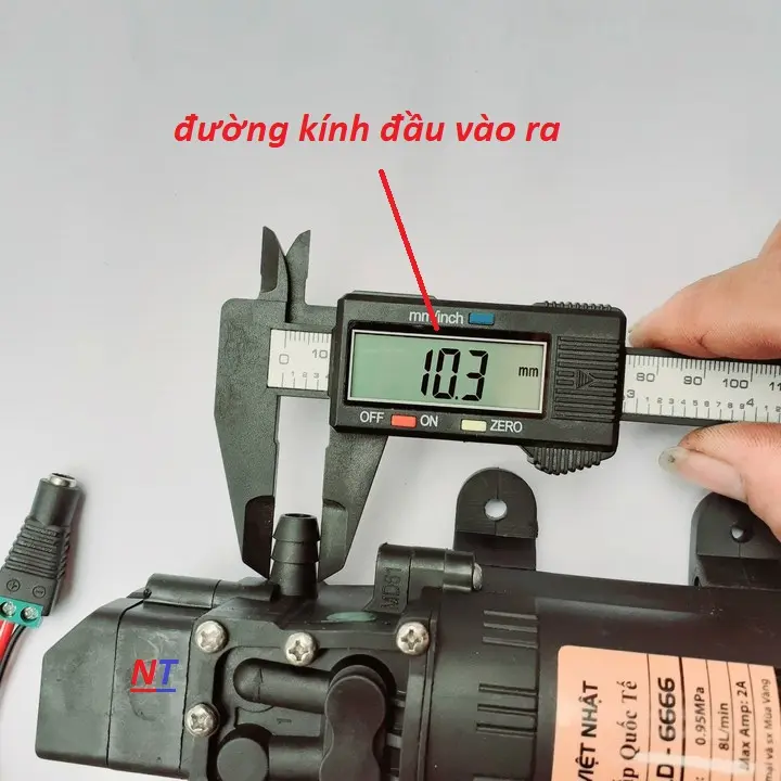máy bơm tăng áp mini 12v - máy bơm phun sương 12v 1