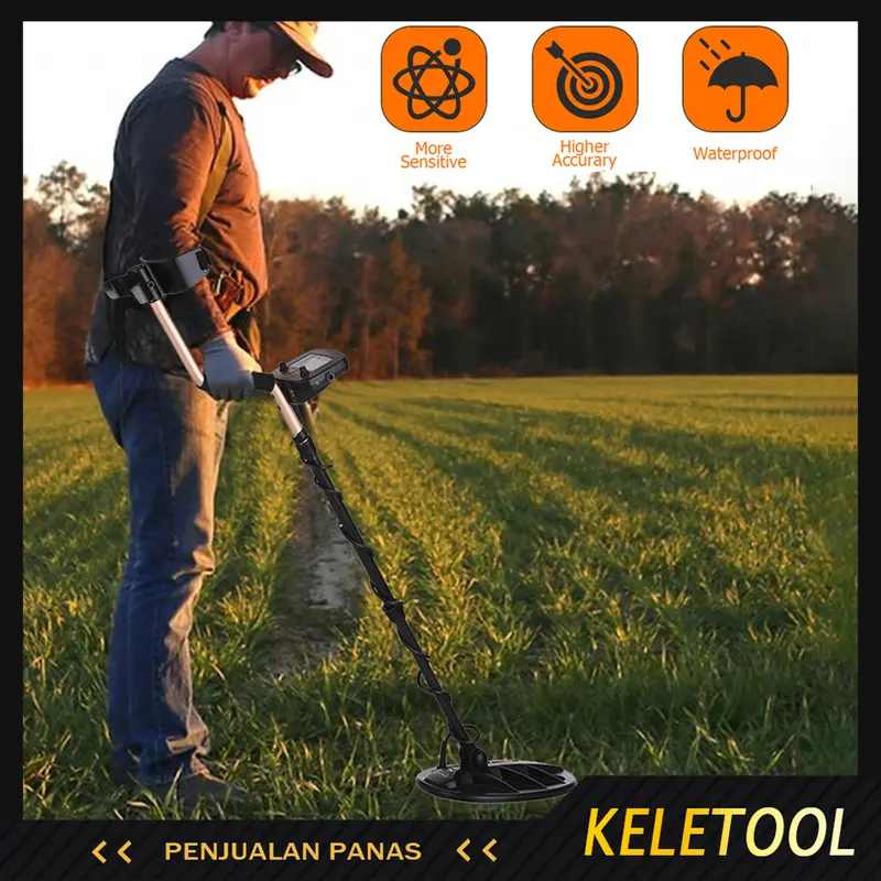 KELETOOL metal detector FS2 alat detektor logam emas bawah tanah  tlsms metal detector underground gold finder 6