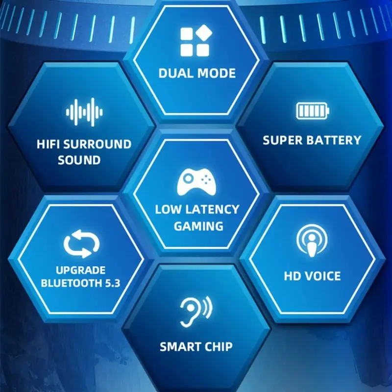 ThinkPlus GM2 PRO TWS Wireless Earbuds Headset Bluetooth Gaming 2