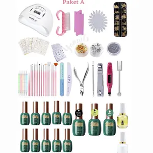 Set Nail Art Paling Lengkap | Pakett usaha nail art Pemula| Paket Nail art murah Tahan Lama