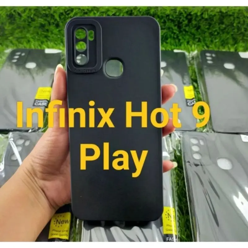 Soft Case Inf Hot 9 Play Casing Silikon Pro Camera Pelindung Belakang Bahan Tebal Full Karet