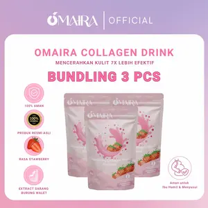 Omaira - Strawbery Collagen Drink Birdnest 3pcs