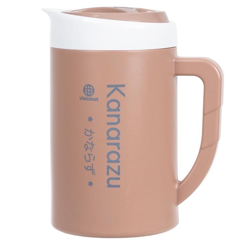 Ca giữ nhiệt 1L5, 2L chất liệu nhựa VIỆT NHẬT  6101 6102 - Đựng nước nóng lạnh, ủ trà thùng đá giữ nhiệt 2 lít