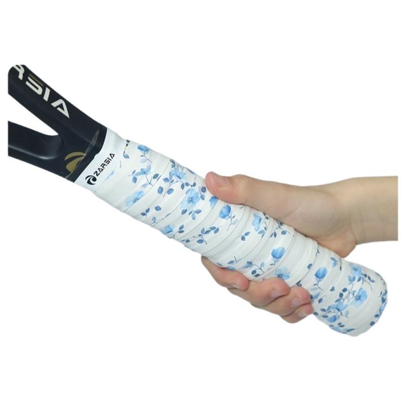 Product Introduction of Badminton Accessories 3D Printing Grip Sweat Band Sticky Skidproof Badminton Grip Tape Anti Slip Cute Fishing Rod Grip Cover Badminton Racket 8