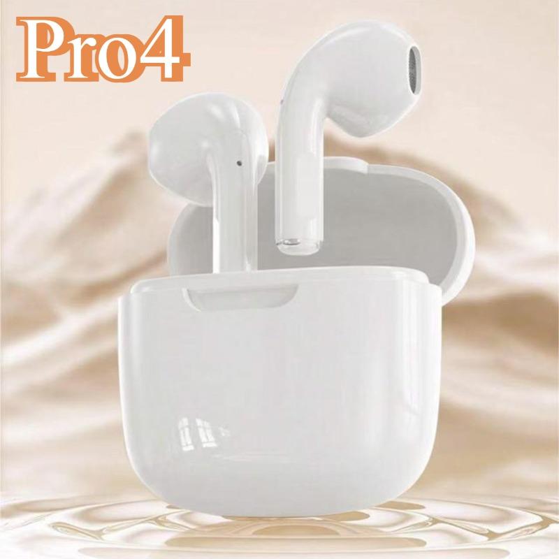 Tai Nghe Bluetooth, Pro4 TWS, Âm Thanh Nổi 9D, Tai Nghe Không Dây, Tai Nghe Trong Tai, Tai Nghe HiFi, Tai Nghe Rảnh Tay, Có Micro, Tương Thích Với Xiaomi 0