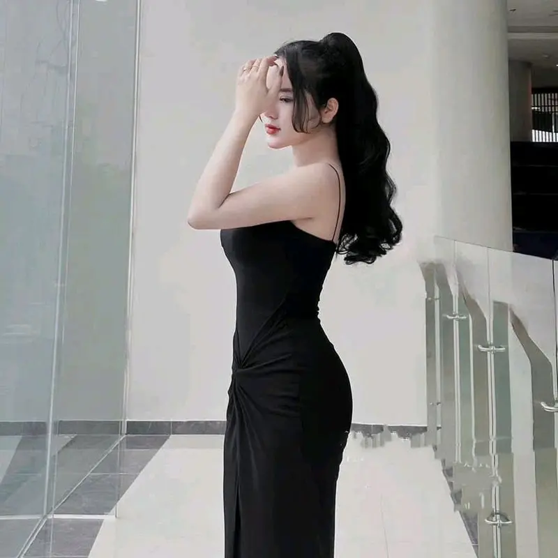 Đầm body hai dây sang trọng - Thời trang nữ VAYNU - Voan 5
