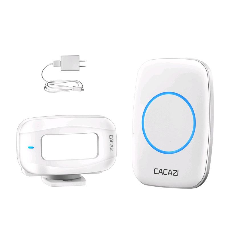 Chuông báo khách chống trộm không dây. Cảm biến chuyển động hồng ngoại tặng kèm củ và dây sạc