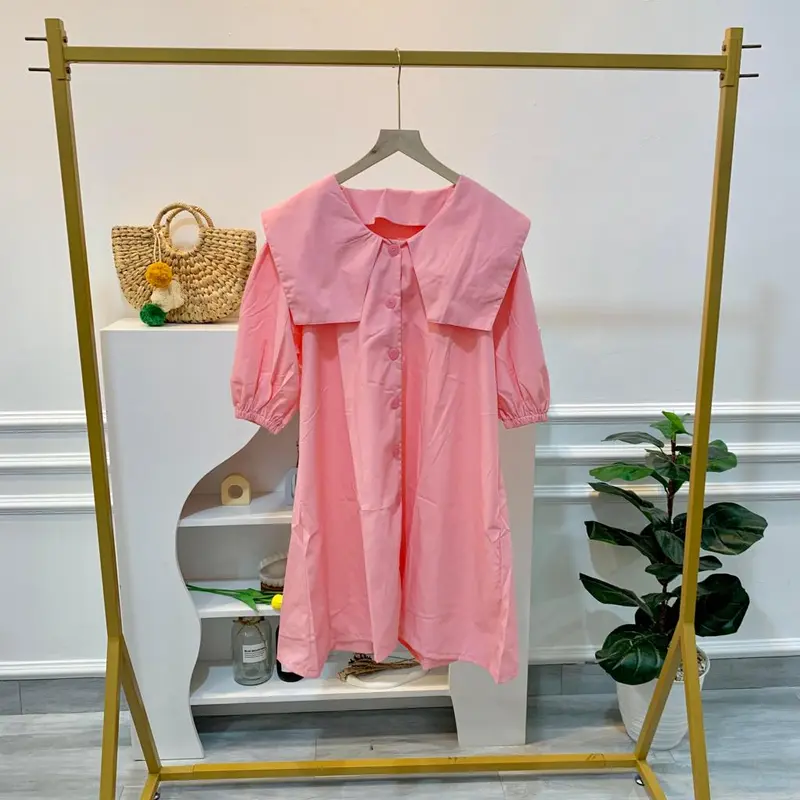 Dress Poplin Sailor Button 8331 AV - Ghaudens 5