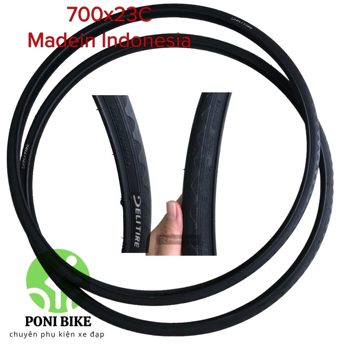 Lốp Deli Tire 700x23C/25C cho Xe Đạp Đua, Fixed Gear, Road, Touring Sports Nam Đồng Đạp Xe Đạp Gắn Xe Đạp
